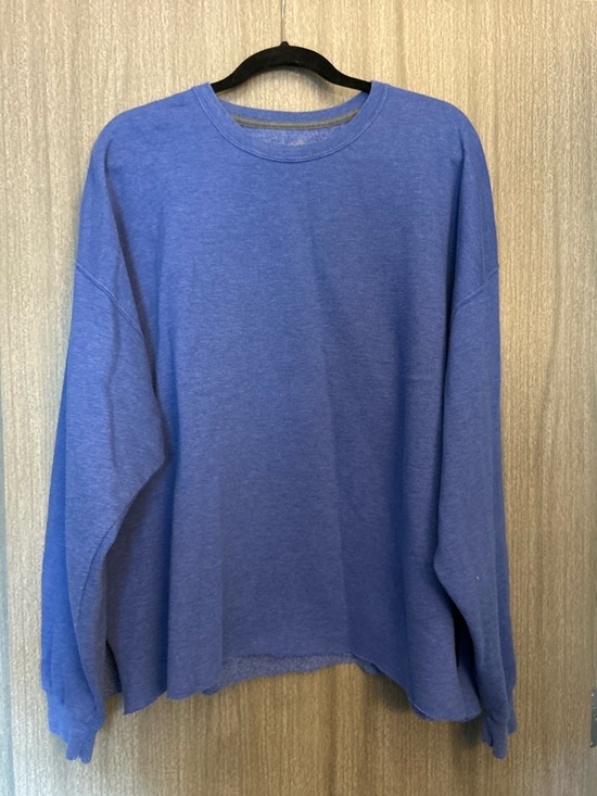 Fruit of the Loom Tops - Fruit of the Loom Blue Crewneck Sweatshirt